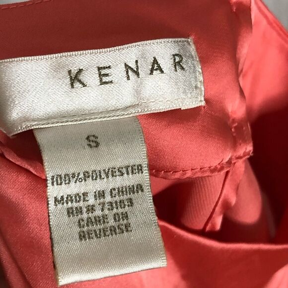 Kenar Coral Ruffled Sleeveless Blouse - Women’s S - Picture 6 of 6